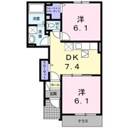 ハイフィールドの間取り画像
