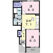 ブッドレア ジョイン Ⅰの間取り画像
