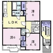 ウッズⅣの間取り画像