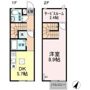 リースランドテクノ Fの間取り画像
