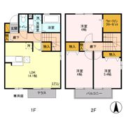 フランシール Bの間取り画像