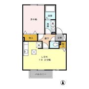 リビングタウン小鹿 Dの間取り画像