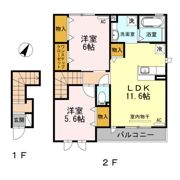 グラン シャリオ A棟の間取り画像