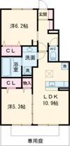 カーサⅡの間取り画像