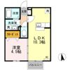 クレールニシヤマⅢの間取り画像