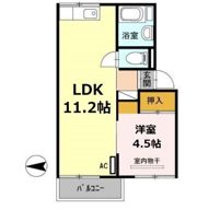 ホワイトハイツ牧田の間取り画像