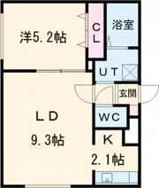 La fraise Ⅱ(ラ・フレーズ2)の間取り画像