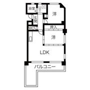 コスモハイツの間取り画像