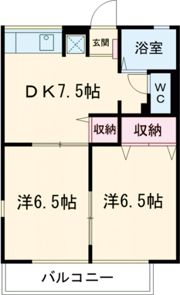 Doセキネの間取り画像