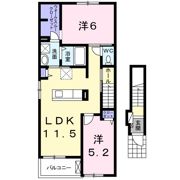 アルコバレーノ ルーチェの間取り画像
