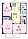 コモドハイツBの間取り画像