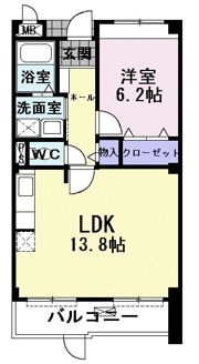 ファリアージュⅡの間取り画像