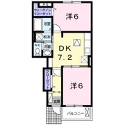 フローレンス 小原田 Bの間取り画像