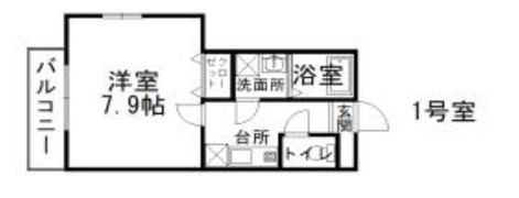 カーサベルデ和多田の間取り画像