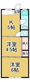 アシエンターマンションの間取り画像
