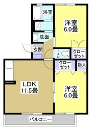 メゾン桂花の間取り画像