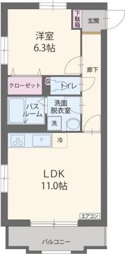 サンフィールド イーストの間取り画像