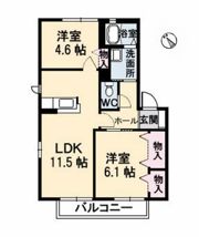 プリンセス良城柚木の間取り画像