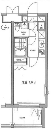 ガーデン荏原中延の間取り画像