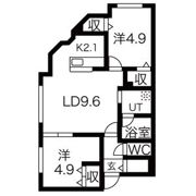 カサトレス白石の間取り画像