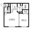 ラウレア八軒の間取り画像