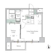 ONE ROOF FLAT TOGOSHIの間取り画像