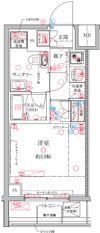 クレヴィスタ横浜関内の間取り画像