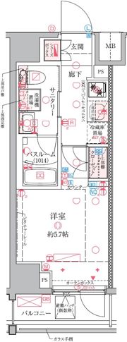 クレヴィスタ横浜関内の間取り画像