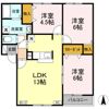 フォレストⅢの間取り画像