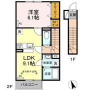 Dーroom東原町の間取り画像