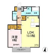 ソレアード Aの間取り画像