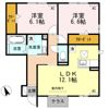 グランドール Aの間取り画像