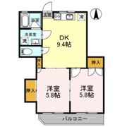 アメニティー水前寺の間取り画像