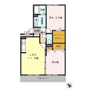 コトー鹿子木の間取り画像