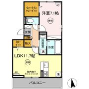ボヌールKの間取り画像