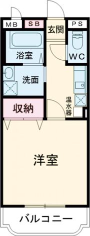 ロワールマンションの間取り画像