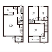 モンテローザBの間取り画像