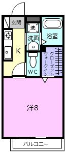 ハヤード美旗Cの間取り画像