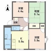 フレグランス竜山Aの間取り画像