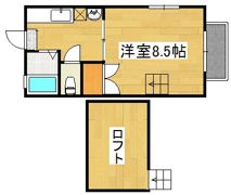 向花ハイツの間取り画像