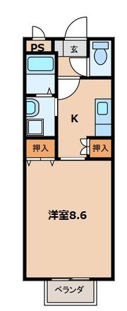 リフレックス ケイの間取り画像