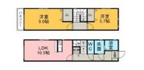 シェソワ若田の間取り画像
