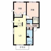 パール篠Bの間取り画像