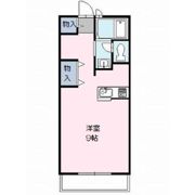 オーベルジュ元今泉(1K)の間取り画像