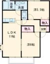 パナコート宇都宮東Bの間取り画像