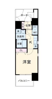 エステムコート名古屋黒川シャルマンの間取り画像