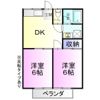 コーポ並木3の間取り画像