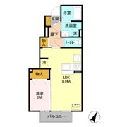 グレイス コート 若草の間取り画像