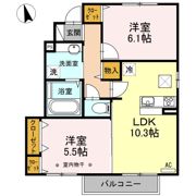 カーサ・HARU Bの間取り画像
