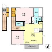 エスポワールⅡの間取り画像